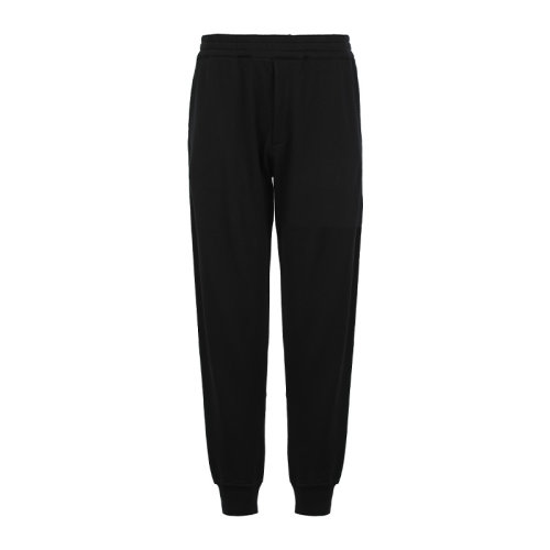 Alexander McQueen/亚历山大麦昆22春夏字母徽标棉质宽松男士运动裤 683167QSX43