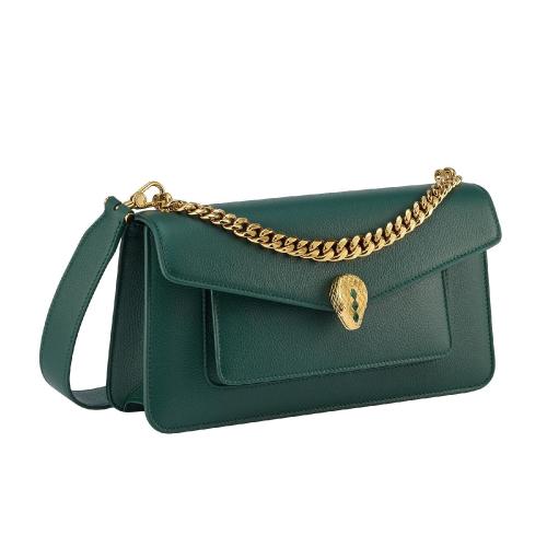  BVLGARI宝格丽 22年秋冬 女士 手提包 SERPENTI EAST-WEST MAXI CHAIN SAC PORTé éPAULE 292
