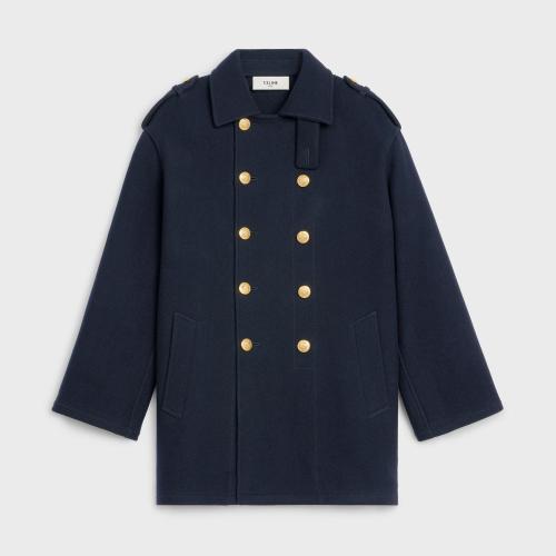  CELINE赛琳思琳 22年秋冬 女士 大衣 毛毡_旅风大衣 2M882814E.07MR