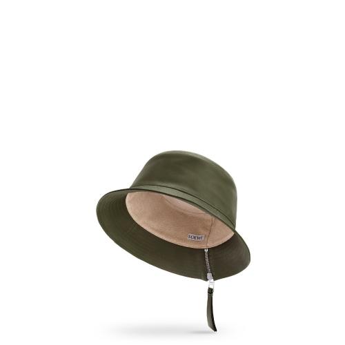  LOEWE罗意威 女士 帽子 纳帕牛皮革渔夫帽 112.10.010-4160 预定商品1-3周发货