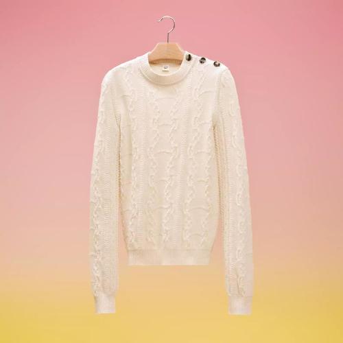  HERMES爱马仕 22年秋冬 女士 针织衫 Pull manches longues H2H2644D6A344