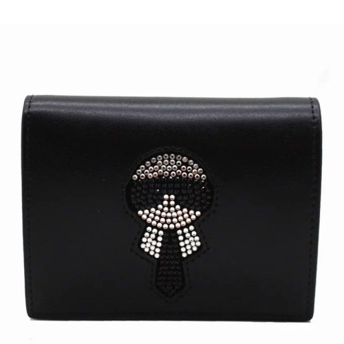 FENDI/芬迪 女士 女包 黑色皮革时尚卡包钱包 8M0387A6HVF0GXN