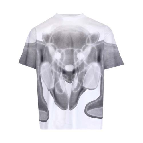  BURBERRY/博柏利 男士白色织物短袖T恤 80483291 PLFSX