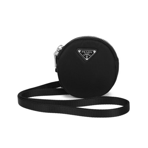 PRADA/普拉达 女士Re-Nylon再生尼龙单肩斜挎包零钱包腕包 1TT129 2DMV