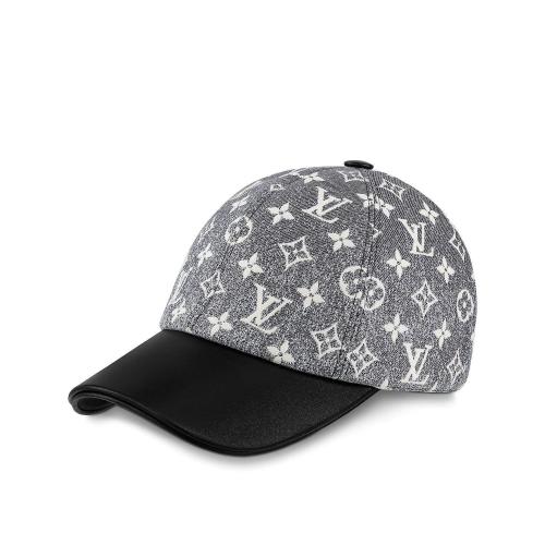  LV路易威登 22年秋冬 女士 帽子 MONOGRAM JACQUARD DENIM 帽子 M7028L M7028M