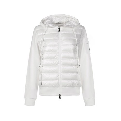 Moncler/蒙克莱【22春夏新款】女士棉质/聚酰胺Maglia鹅绒拉链连帽衫上衣外套 8G00028 809DH