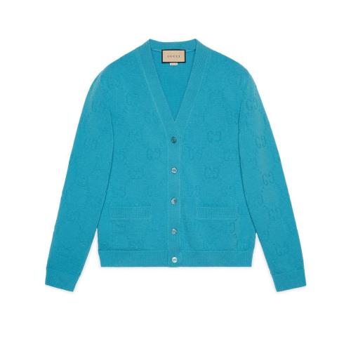  GUCCI古驰 22年秋冬 女士 GG羊毛开衫 695799 XKCE7 4601