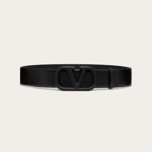  VALENTINO华伦天奴 22年秋冬 女士 腰带 CEINTURE VLOGO SIGNATURE EN VEAU BRILLANT 40 MM UW 预定商品1-3周发货