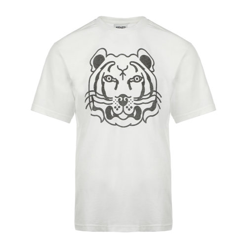 KENZO/高田贤三22春夏男士短袖T恤男士经典虎头T恤FC55TS201