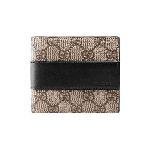 GUCCI古驰 22年秋冬 男士 GG Supreme_人造帆布钱包 451240 KGDHN 9769 预定商品2-6周发货