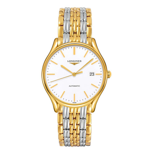 LONGINES/浪琴 律雅系列 精钢黄色PVD涂层 自动机械  男士腕表 L4.960.2.12.7