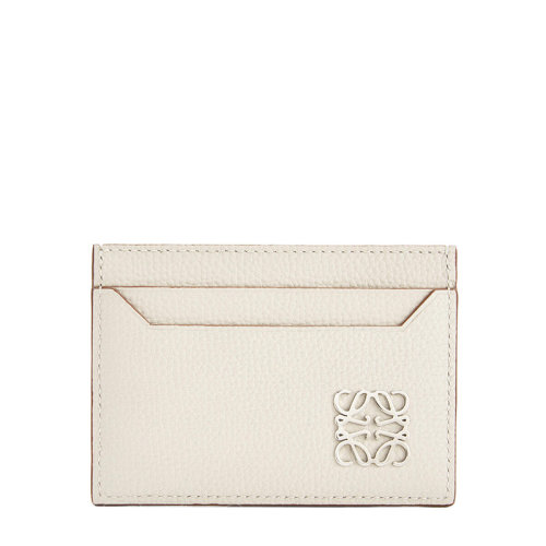 LOEWE/罗意威  女士幽灵白粒面小牛皮徽标印花卡片夹0010593473