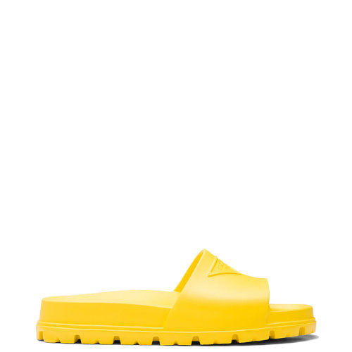 PRADA/普拉达 22年春夏新款 男士阳光黄色橡胶拖鞋穆勒鞋2X3085_3LKV_F0377