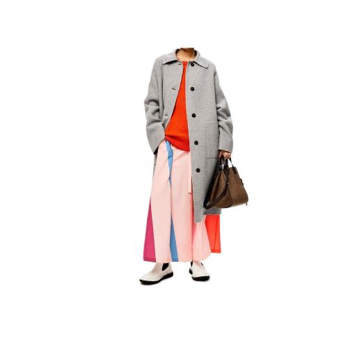  LOEWE罗意威 22年秋冬 女士 休闲裤 Graphic stripe pyjama trousers in wool S359Y04X40-7840