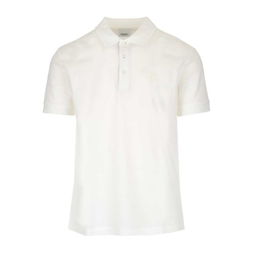 BURBERRY/博柏利   服装 翻领 男性 简约 宽松 白色 男士短POLO 8014005