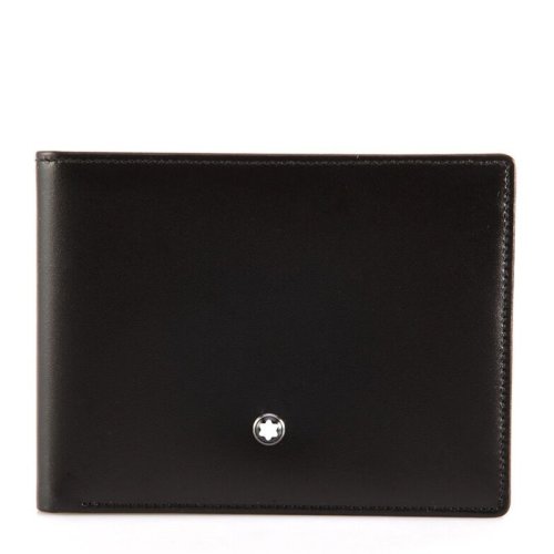MontBlanc/万宝龙 男士大班系列牛皮6个信用卡袋钱包/钱夹  14548