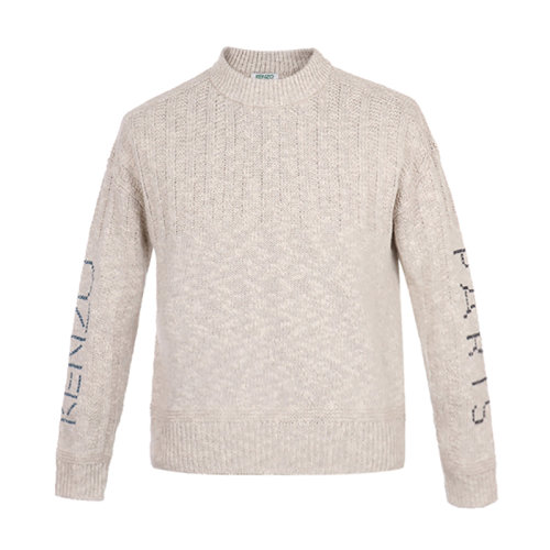 KENZO/高田贤三 男士针织衫/毛衣男士棉/亚麻圆领长袖毛衣针织衫5PU5123LE