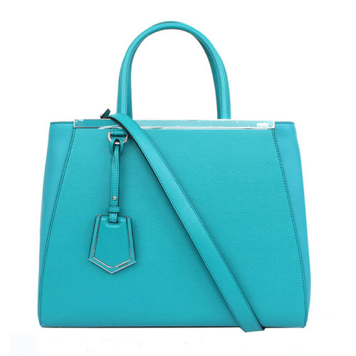 FENDI/芬迪 REGULAR 2JOURS系列女士纯色吊饰按扣开合购物包手提包单肩包斜挎包女包 8BH250-D7E 多色可选