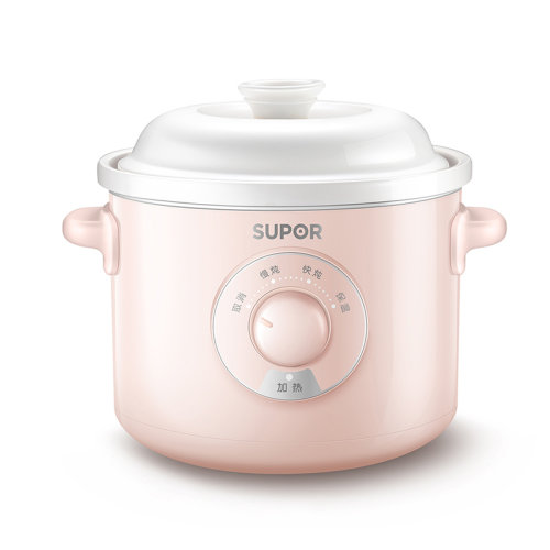 supor/苏泊尔 电炖锅电炖盅 煲汤锅炖汤锅 煮粥锅 白陶瓷内胆DG30YK21
