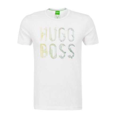 Hugo Boss 雨果波士 男装 服装 圆领棉质logo印花男士短袖T恤