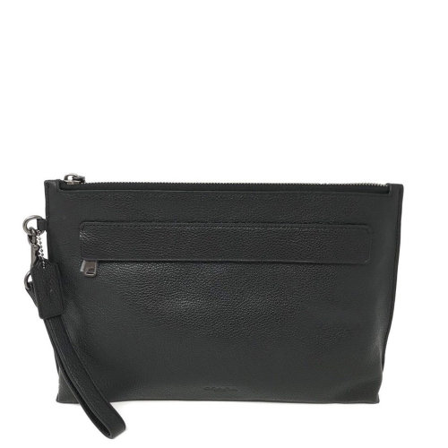 COACH/蔻驰男包奢侈品男士荔枝纹牛皮真皮大手包手拿包手腕包f28614