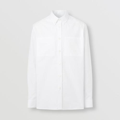  BURBERRY 22年秋冬 男士 专属标识装饰棉质牛津衬衫 80572571