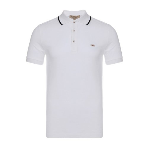  BURBERRY/博柏利 男士白色棉质短袖POLO衫 4037227 PLFSX