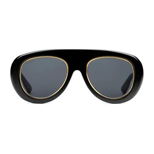  GUCCI古驰 22年秋冬 男士 领航员镜框太阳眼镜 691373 J0740 1012