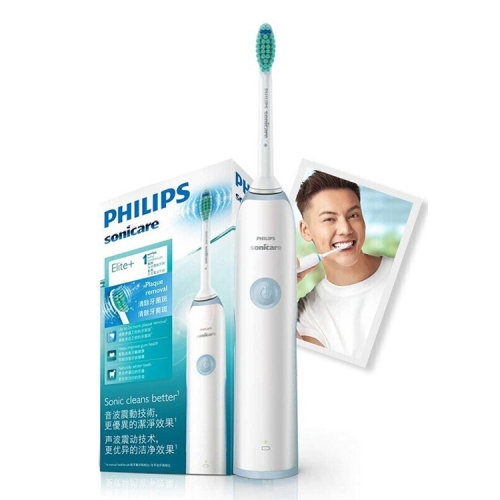 Philips/飞利浦 电动牙刷 成人声波震动 自动牙刷(自带刷头*1) HX3216/01浅蓝色