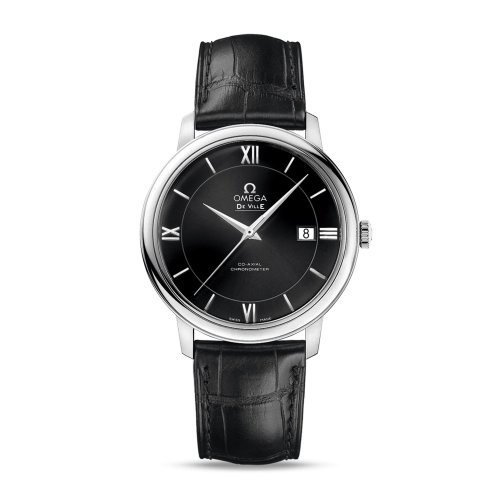 OMEGA/欧米茄 碟飞系列 典雅 同轴腕表 精钢表壳 皮表带 自动机械 男士腕表 424.13.40.20.01.001