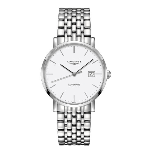 LONGINES/浪琴 博雅系列 自动机械表精钢表链白盘男表39毫米L4.910.4.12.6