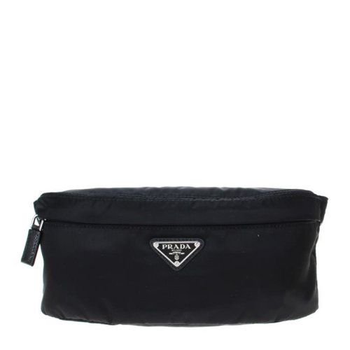 PRADA/普拉达 男士黑色尼龙腰包男包 2VL034-2DMG-F0002-OOO