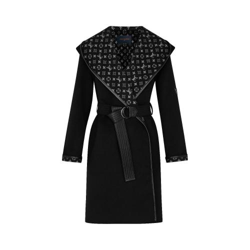  LV路易威登 22年秋冬 女士 大衣 连帽系带大衣 1A4PE7 1A4PE6 1A4PE5 1A4PEA 1A4PE9 1A4PE8 预定商品2-8周发货