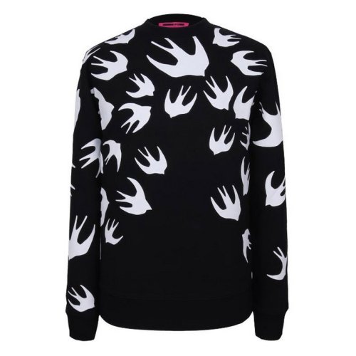  Alexander McQueen/亚历山大麦昆 男士黑色聚酯纤维卫衣 348190RGH811000 PLFSX