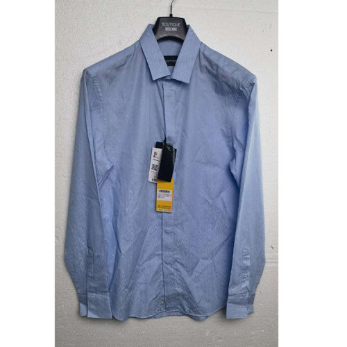 Emporio Armani/安普里奥阿玛尼 蓝色男士衬衫 P1CF1T P121C 038（瑕疵折扣）