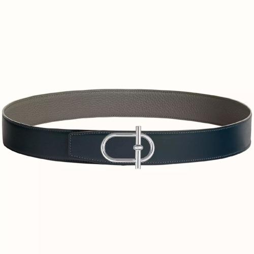  HERMES爱马仕 22年秋冬 男士 腰带 Boucle de ceinture Ithaque %26 Cuir de ceinture reversibl