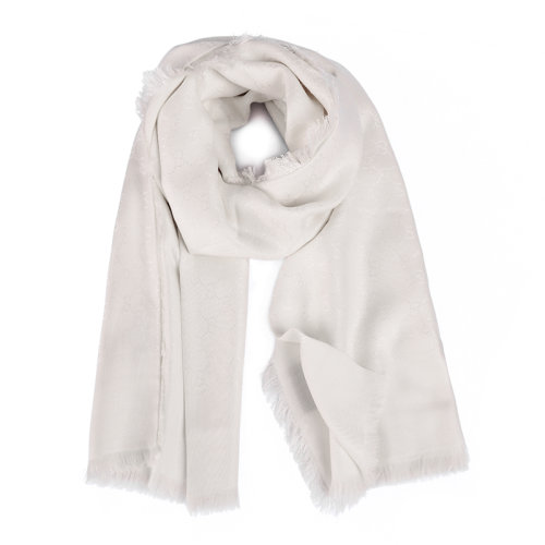 GUCCI/古驰  GG真丝羊毛围巾披肩 406236-3G632-9000