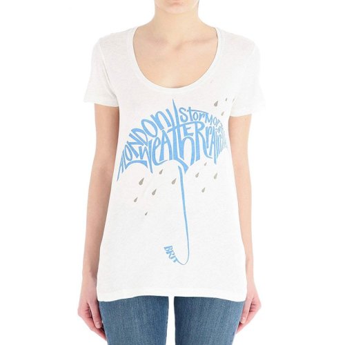 BURBERRY/博柏利女装 服饰 时尚百搭 棉质字母印花半袖 女士短袖T恤 3968570