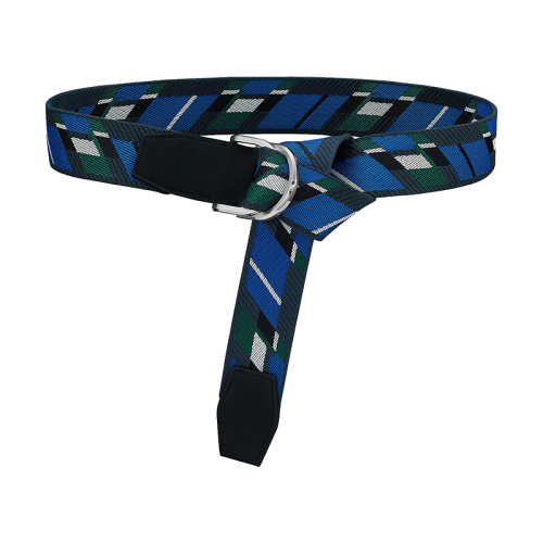 HERMES/爱马仕 Sangle Duo 海蓝色/深蓝色小牛皮 双面男士皮带 40毫米H081129CBZ7M