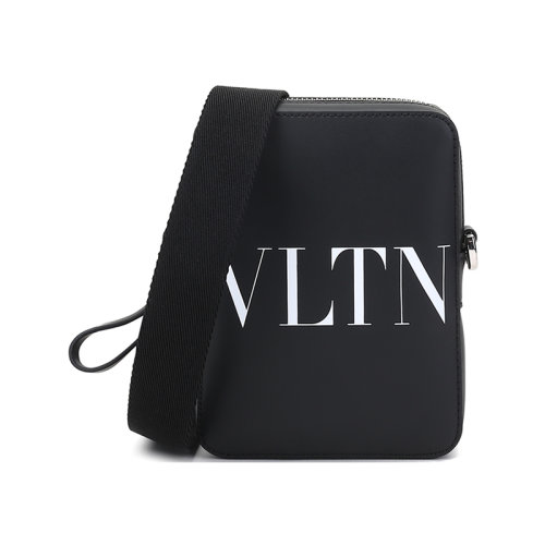 Valentino/华伦天奴 男士皮革单肩斜挎包VLTN图案 WY2B0943 WJW