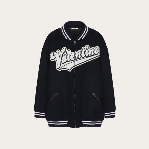  VALENTINO华伦天奴 22年秋冬 男士 夹克 BOMBER EN LAINE A_VEC éCUSSON VALENTINO BRODé 1V