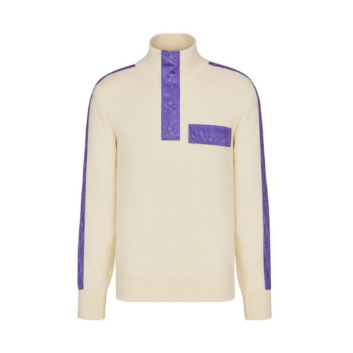  Dior Homme/迪奥桀傲 男士拼色时尚休闲针织衫/毛衣 113M623A T192 C084 PLFSX