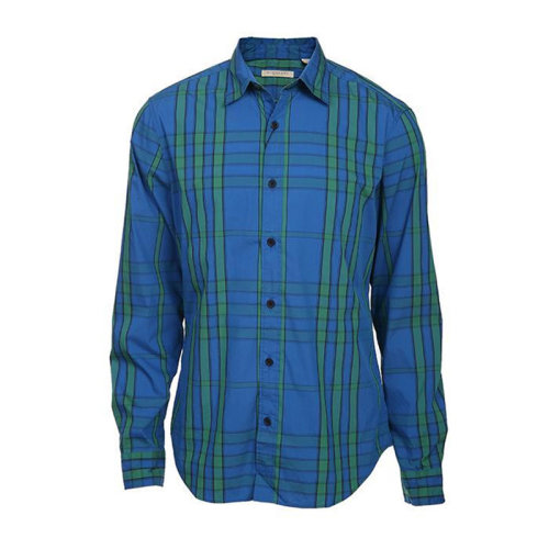 BURBERRY/博柏利男装 服饰 时尚百搭 棉质经典格纹衬衣 男士长袖衬衫 3963781