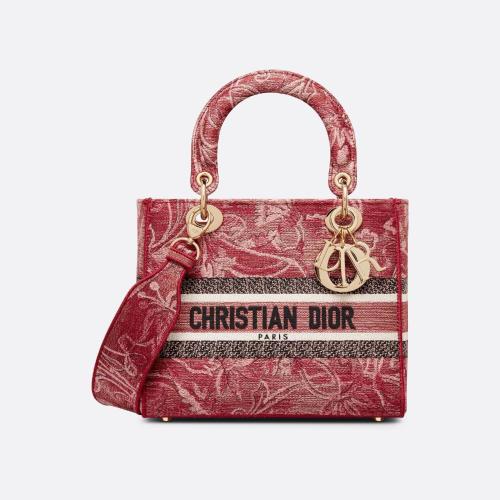  DIOR迪奥 22年秋冬 女士 单肩包 Sac Lady D-Lite Medium M0565ORWL_M33E