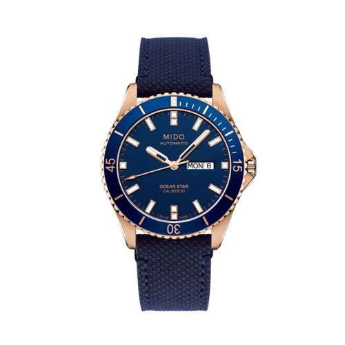 mido/美度 领航者系列新款运动自动机械男士蓝色腕表42.50毫米 M026.430.36.041.00