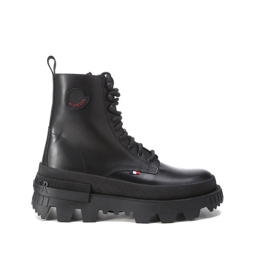 Moncler/蒙克莱【22春夏新款】男士皮革系带厚底靴子短靴马丁靴 4F70700 019A6