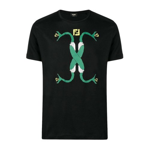  FENDI/芬迪 男士印花棉质短袖T恤 FAF532 A78K F0GME PLFSX