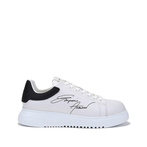 Emporio Armani/安普里奥阿玛尼 男士牛皮革系带休闲运动鞋板鞋 X4X264 XM670