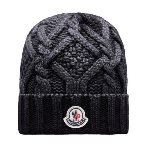  MONCLER蒙可蒙克莱 22年秋冬 男士 帽子 Wool Beanie H20913B0004804629999