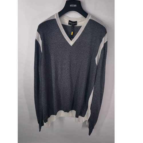 Emporio Armani/安普里奥阿玛尼灰色男士针织衫  R1M24MR121M 012